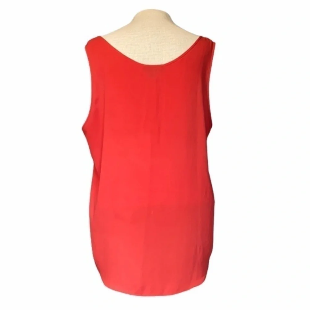 J.Crew sleeveless high-low top size 14,Orange